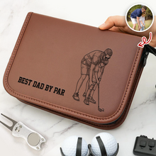 Load image into Gallery viewer, Personalized Golf Gift Set Custom Photo Unique Gift for Dad
