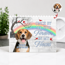 Load image into Gallery viewer, Custom Photo Dog Cat Memorial Building Block Personalized Gift
