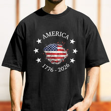 Load image into Gallery viewer, Vintage USA Flag Comfort Shirt Personalized Gift for Dad
