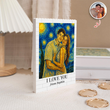 Load image into Gallery viewer, Custom Photo Building Block Art Unique Anniversary Gift for Couple

