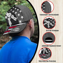 Load image into Gallery viewer, Personalized Fist Bump Hat Custom Names Gift for Dad
