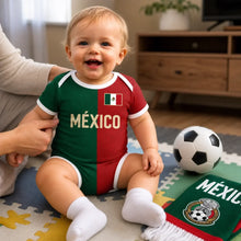 Load image into Gallery viewer, Personalized Mexico Baby Jersey Bodysuit for Soccer Fans
