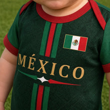 Load image into Gallery viewer, Personalized Baby Jersey Bodysuit Mexico Soccer Gift for Kids
