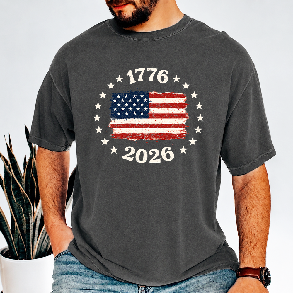 Patriotic USA Flag Comfort Shirt Custom Independence Day Gift