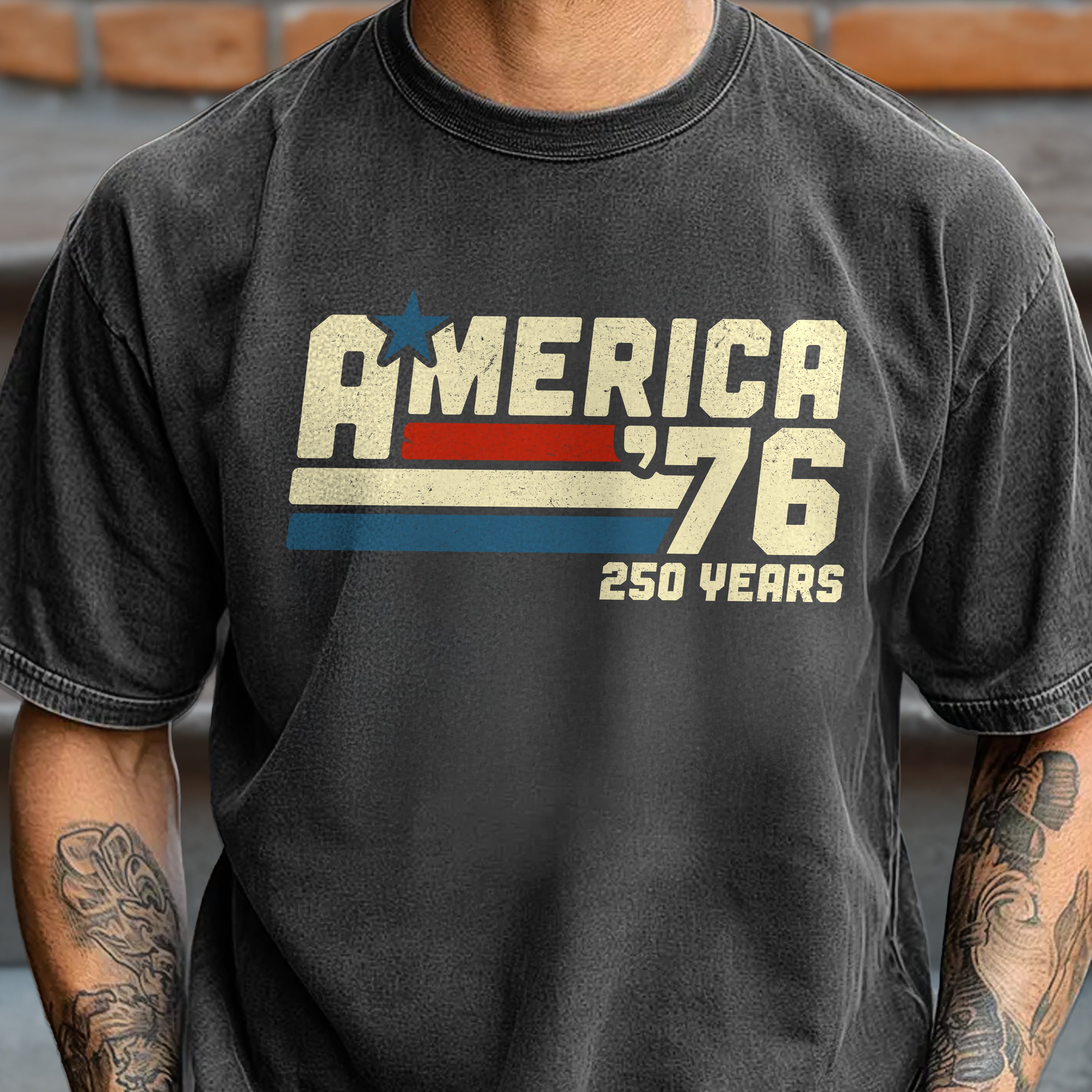 Personalized Retro 4th of July Comfort Shirt Custom Name Gift
