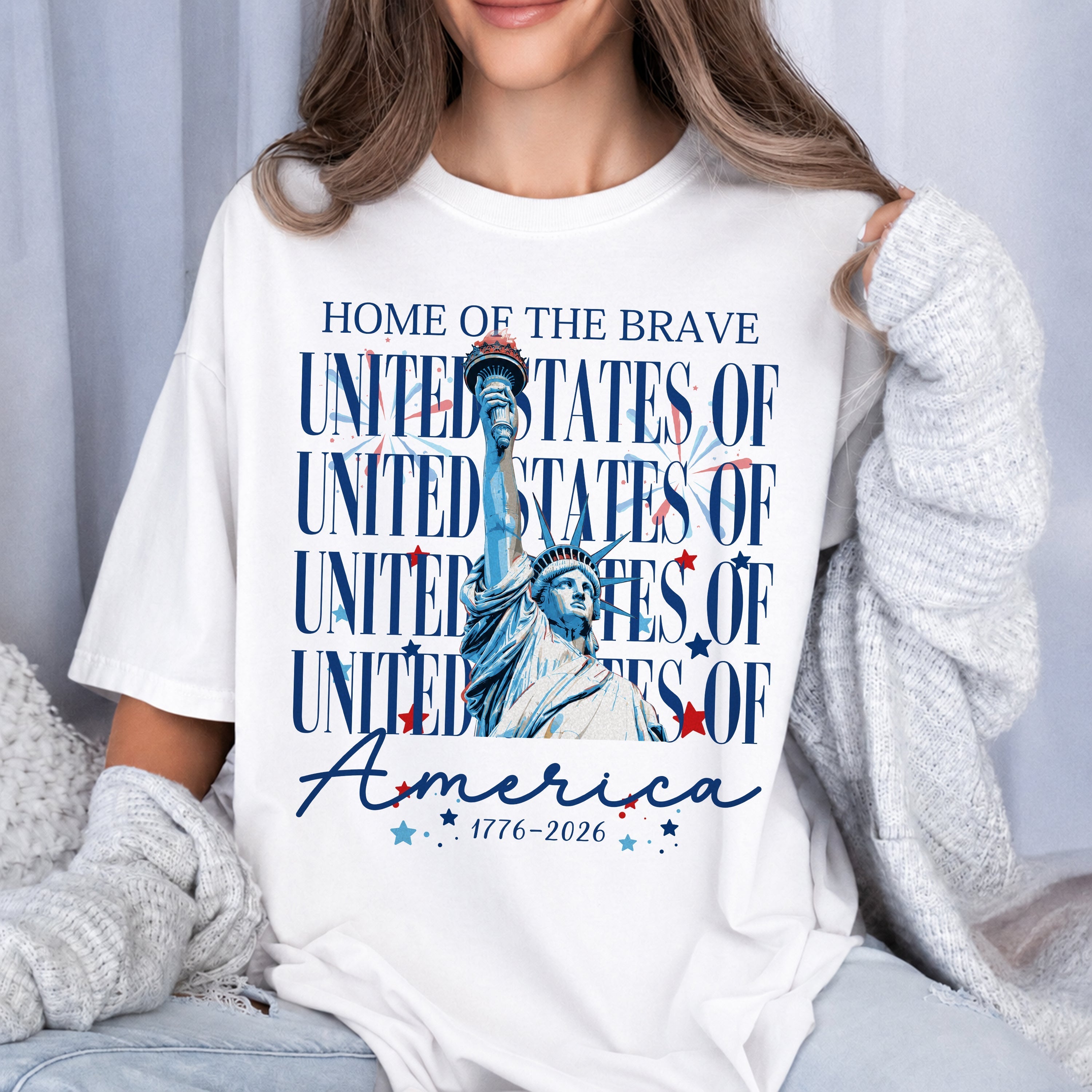Personalized USA 250 Years Comfort Shirt Independence Day Gift