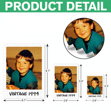 Load image into Gallery viewer, Personalized Photo Vintage Building Block Birthday Gift for Him/Her

