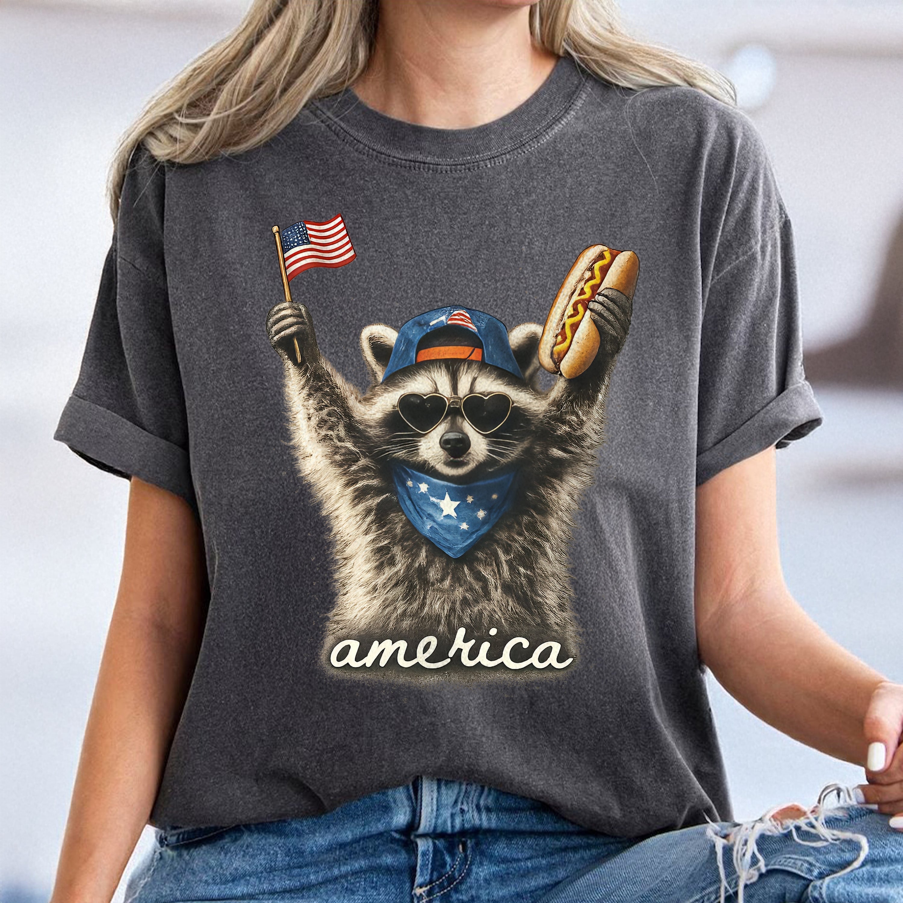 Personalized 4th of July Comfort Shirt Custom Photo Gift