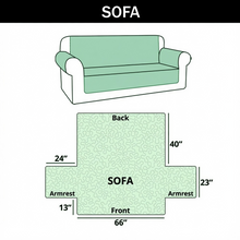 Load image into Gallery viewer, Personalized Quilted Sofa Cover Disney Characters Gift for Her
