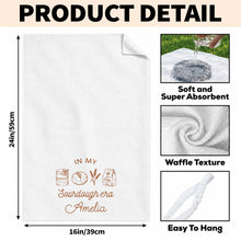 Load image into Gallery viewer, Personalized Kitchen Towel Custom Name Baking Gift for Him/Her

