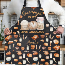 Load image into Gallery viewer, Personalized Apron Sourdough Love Language Custom Gift for Her
