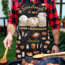 Load image into Gallery viewer, Personalized Apron Sourdough Love Language Custom Gift for Her

