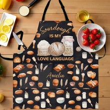 Load image into Gallery viewer, Personalized Apron Sourdough Love Language Custom Gift for Her
