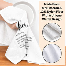 Load image into Gallery viewer, Personalized Kitchen Towel Custom Baker Definition Gift
