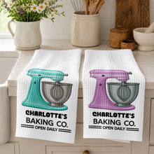 Load image into Gallery viewer, Personalized Kitchen Towel Custom Name Baking Gift for Moms
