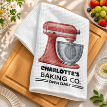 Load image into Gallery viewer, Personalized Kitchen Towel Custom Name Baking Gift for Moms
