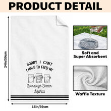 Load image into Gallery viewer, Personalized Kitchen Towel Custom Baking Gift for Mom
