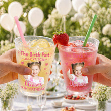 Load image into Gallery viewer, Personalized Frosted Cups Custom Photo Gift for Birthday
