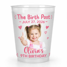 Load image into Gallery viewer, Personalized Frosted Cups Custom Photo Gift for Birthday
