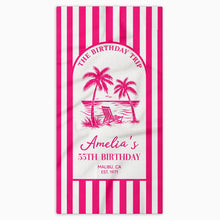 Load image into Gallery viewer, Personalized Beach Towel Custom Name Gift for Best Friends
