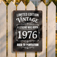 Load image into Gallery viewer, Personalized Vintage Metal Sign Custom Year Gift for Dad
