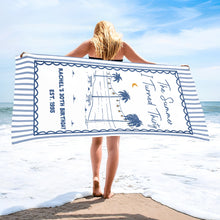 Load image into Gallery viewer, Personalized Beach Towel Custom Name Gift for Birthday
