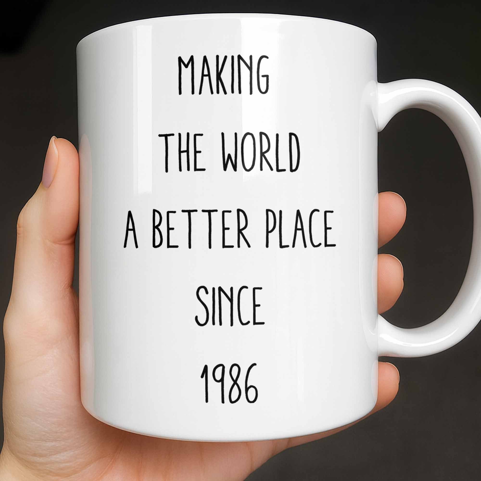Personalized Flower Birth Month Coffee Mug Custom Gift for Mom