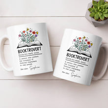 Load image into Gallery viewer, Personalized Book Lover Coffee Mug Custom Name Gift Idea
