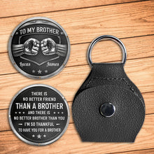 Load image into Gallery viewer, Personalized Pocket Hug Custom Keepsake Gift for Brother
