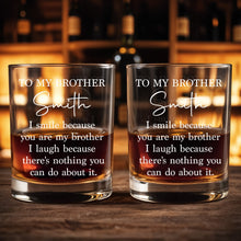 Load image into Gallery viewer, Personalized Custom Whiskey Glass Gift for Brother - Unique Keepsake
