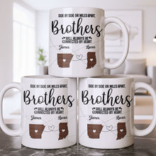 Load image into Gallery viewer, Personalized Heart Connection Mug Custom Gift for Brother
