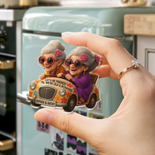 Load image into Gallery viewer, Personalized Acrylic Fridge Magnet Custom Name for Best Friends
