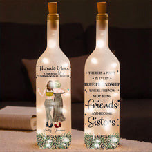 Load image into Gallery viewer, Personalized Bottle Lamp with Custom Message for Best Friends
