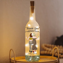 Load image into Gallery viewer, Personalized Bottle Lamp with Custom Message for Best Friends
