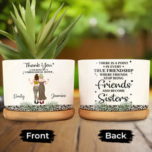 Load image into Gallery viewer, Personalized Plant Pot Best Friend Gift Leopard Print Ceramic
