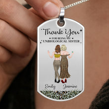 Load image into Gallery viewer, Personalized Dog Tag Necklace for Best Friends Custom Text
