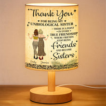 Load image into Gallery viewer, Personalized Fabric Lamp Custom Best Friends Art Gift
