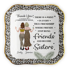 Load image into Gallery viewer, Personalized Lace Square Jewelry Dish Custom Name Gift for Besties
