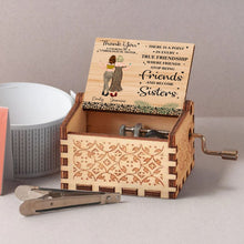 Load image into Gallery viewer, Personalized Wooden Music Box Custom Gift for Best Friend
