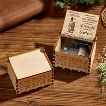 Load image into Gallery viewer, Personalized Wooden Music Box Custom Gift for Best Friend
