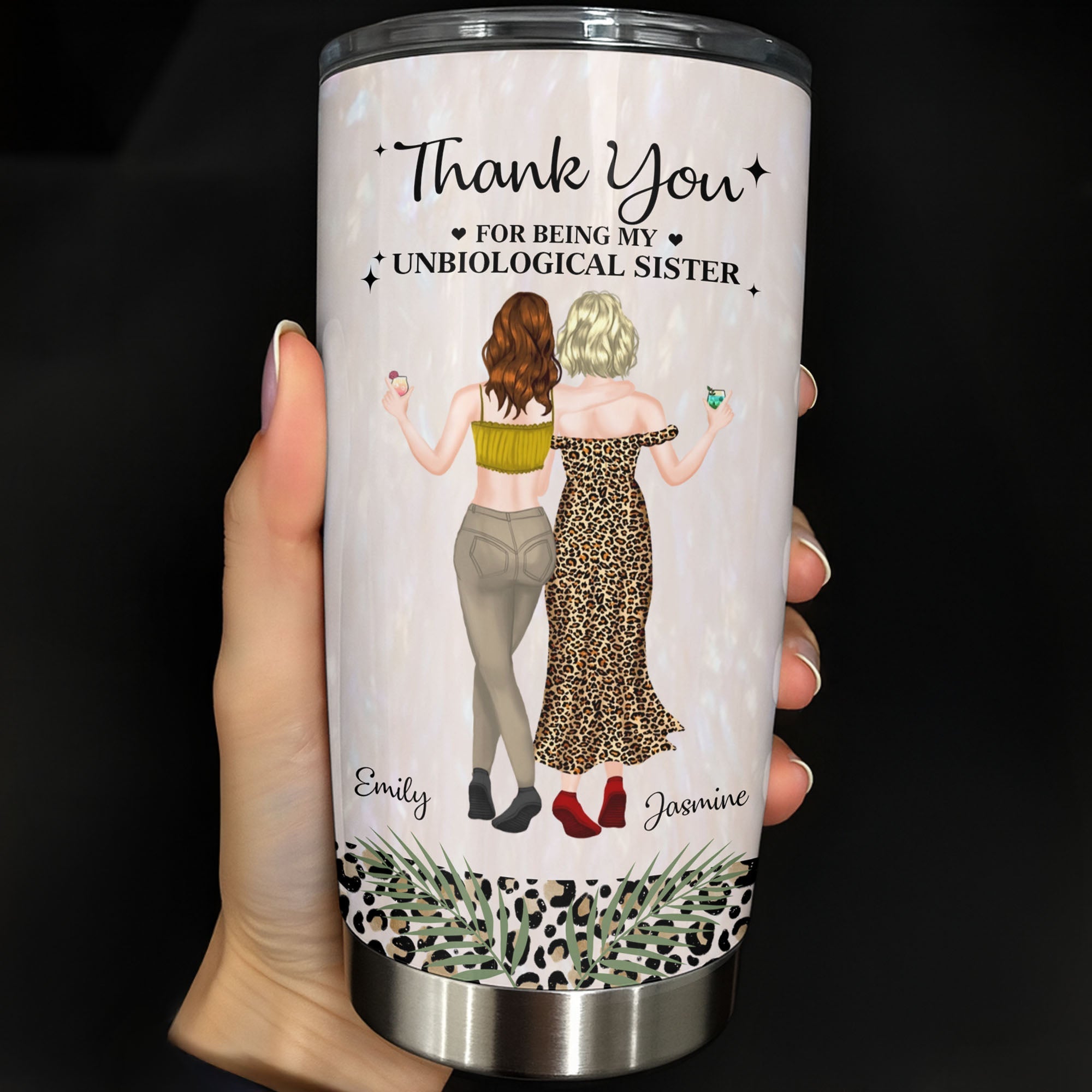 Personalized Stainless Steel Tumbler Best Friend Gift 20oz 30oz