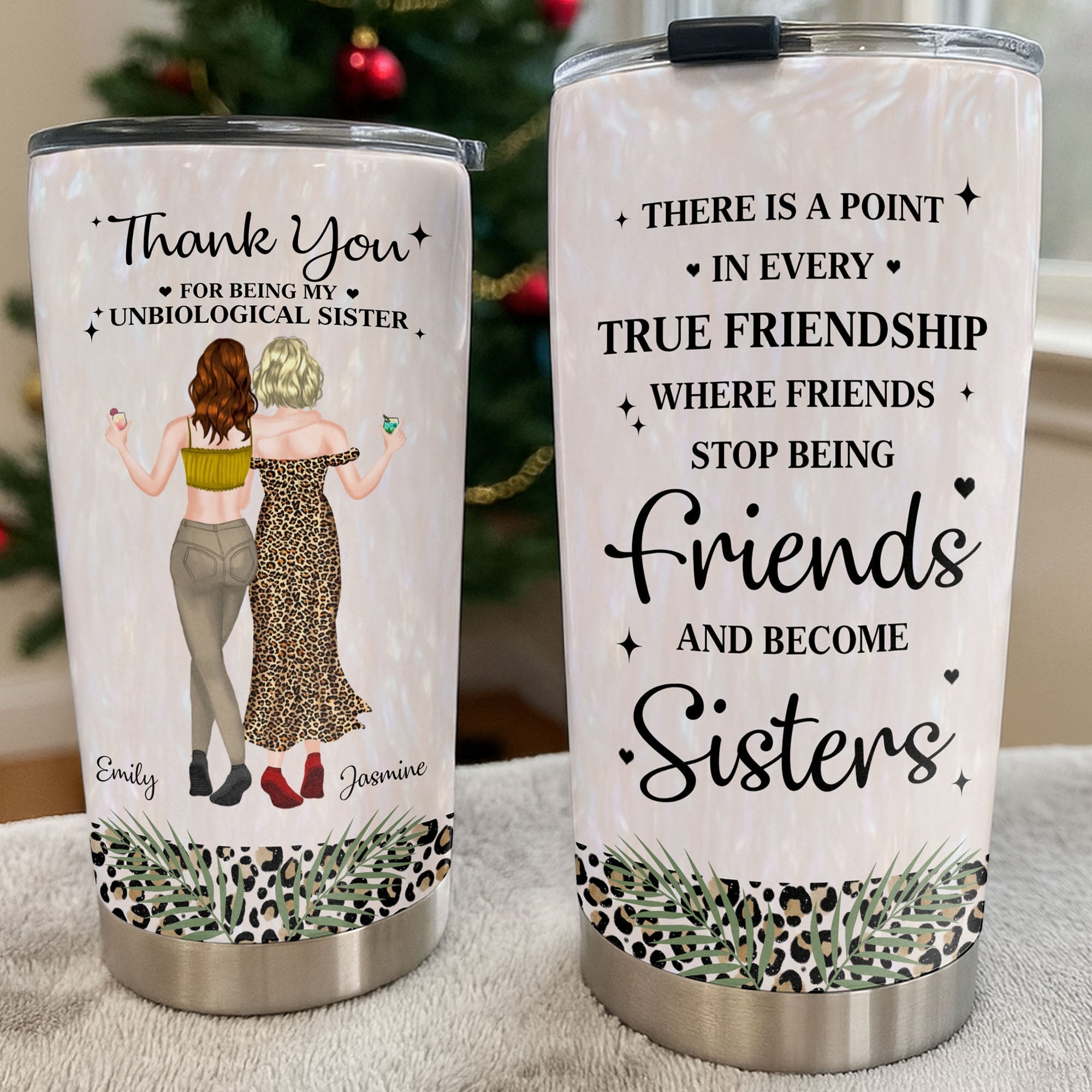 Personalized Stainless Steel Tumbler Best Friend Gift 20oz 30oz