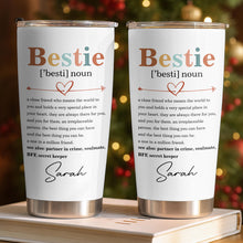 Load image into Gallery viewer, Personalized Bestie Definition Tumbler Custom Name Gift
