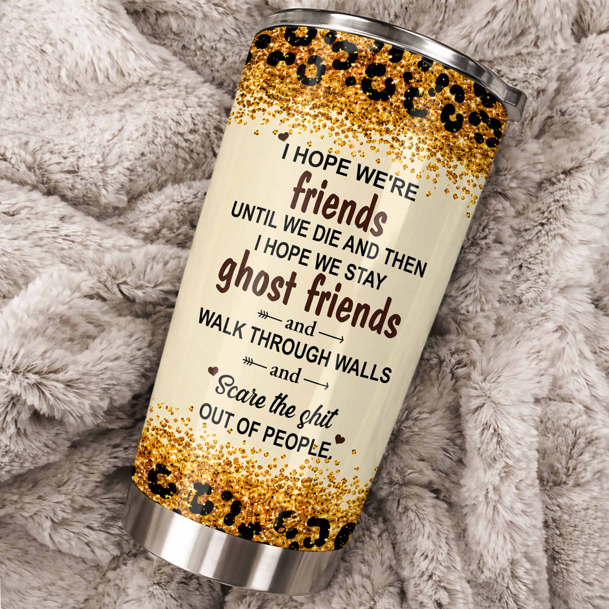 Personalized Ghost Friends Tumbler Custom Bestie Gift 20oz 30oz