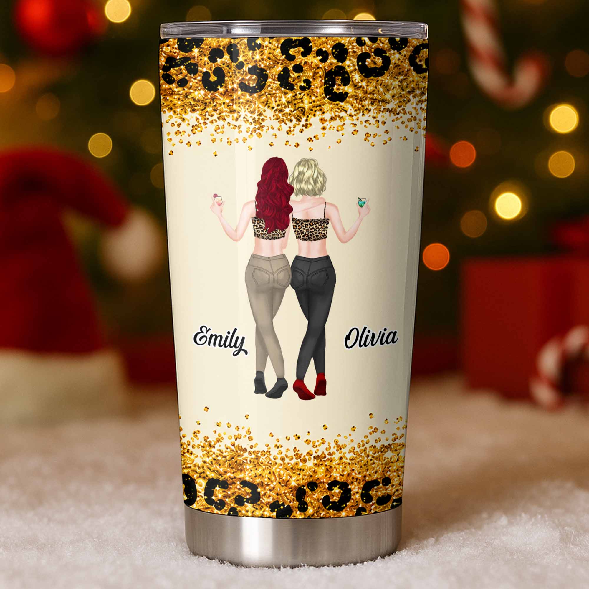 Personalized Ghost Friends Tumbler Custom Bestie Gift 20oz 30oz