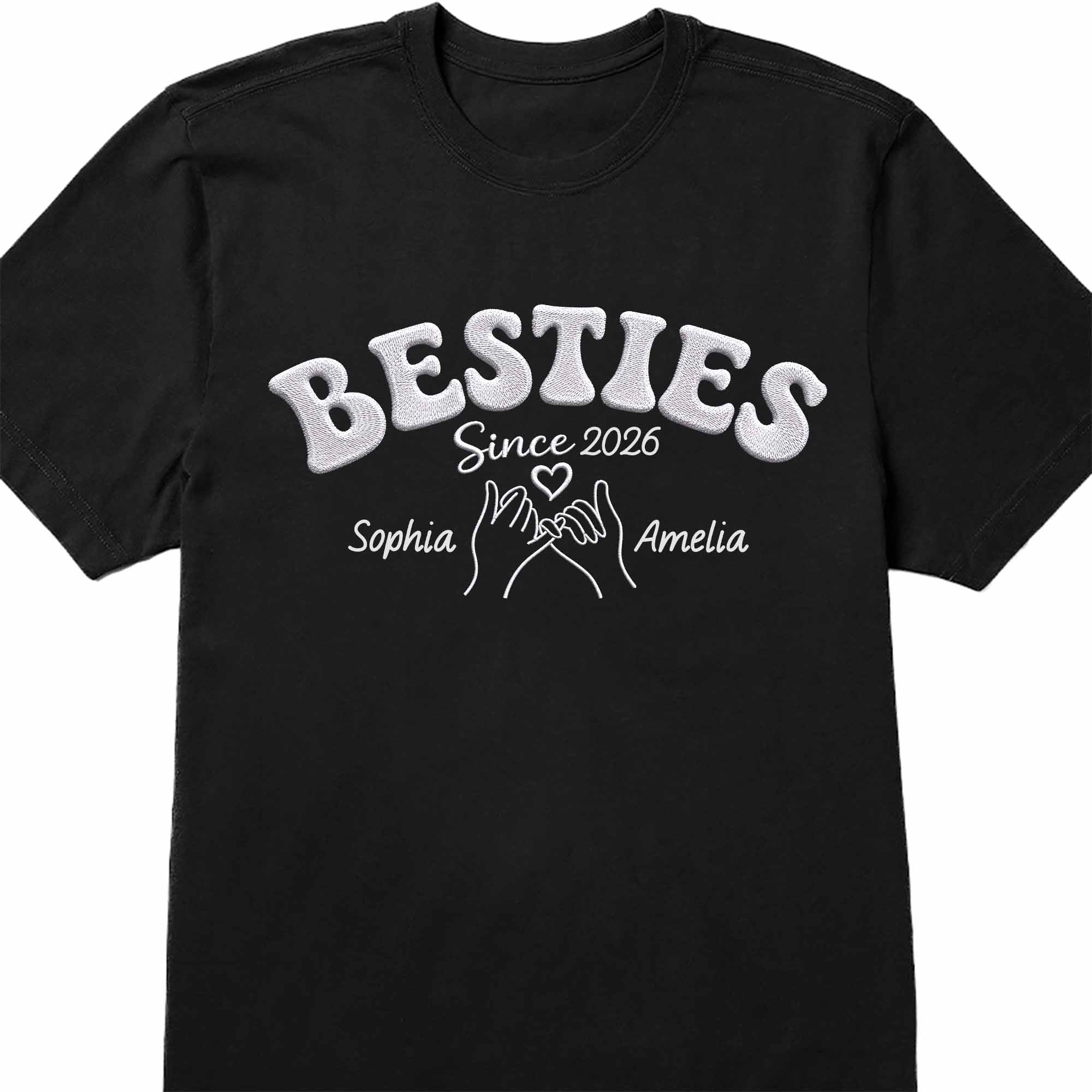 Personalized Best Friends Custom Name T-shirt Hoodie Gift