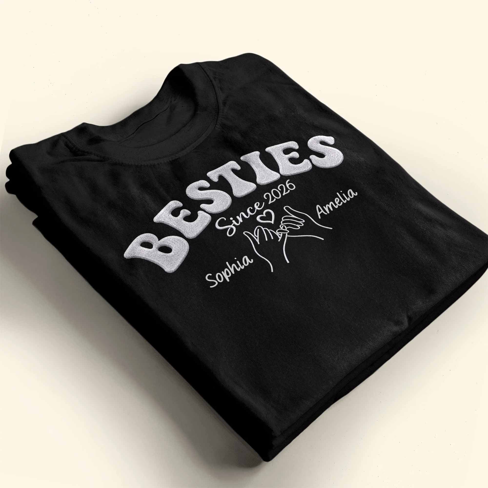Personalized Best Friends Custom Name T-shirt Hoodie Gift