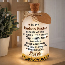 Load image into Gallery viewer, Personalized Short Bottle Light Custom Big Sis Gift Idea
