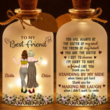 Load image into Gallery viewer, Personalized Short Bottle Light for Best Friend Gift
