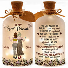 Load image into Gallery viewer, Personalized Short Bottle Light for Best Friend Gift
